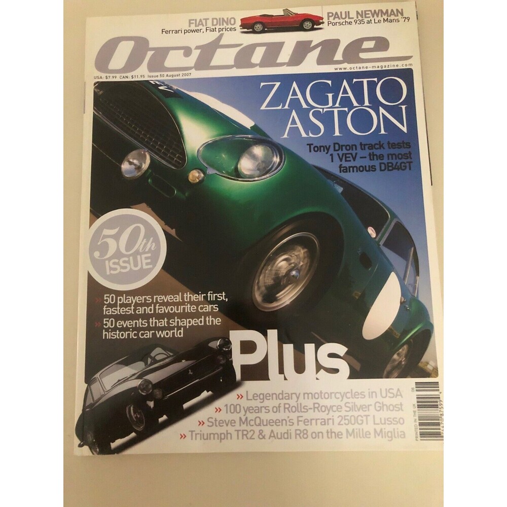 Octane Magazine UK Issue 50, August 2007, Zagato Aston